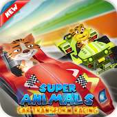 Super Talking Animals : Car Transform Racing