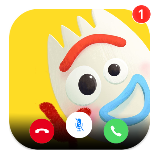 Best Funny Forky Fake Chat And Video Call icon