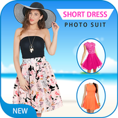 Short Dress Photo Suit icon