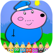 Coloring Pepa And Pig icon