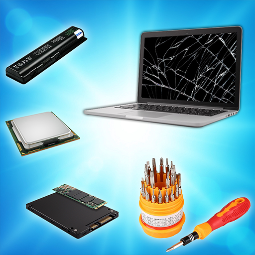 pc edificio Simulator laptop Repair maestro Giochi icon