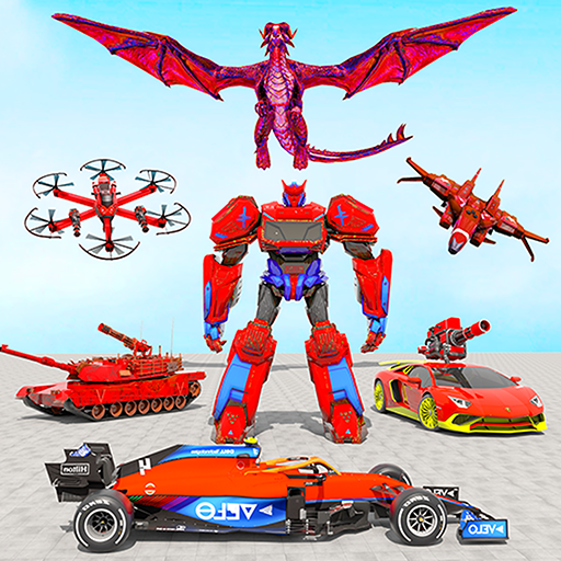 Robot Transform Drone Game icon