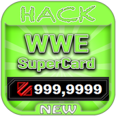 Hack For WWE SuperCard Game App Joke - Prank. أيقونة
