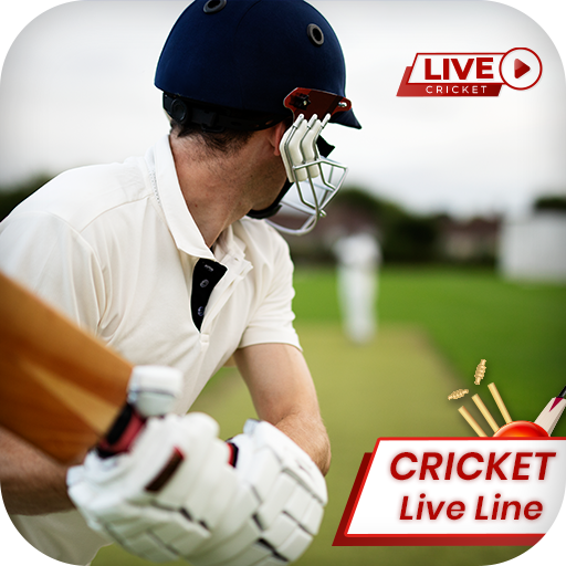 Cricket live line icon