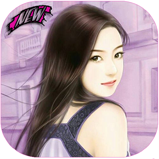Cute lovely asian girly icon