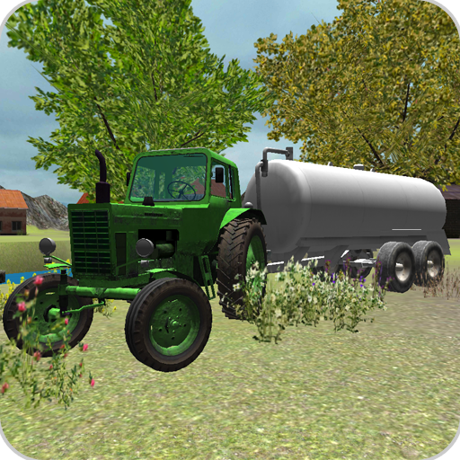 Classic Tractor 3D: Milk icon