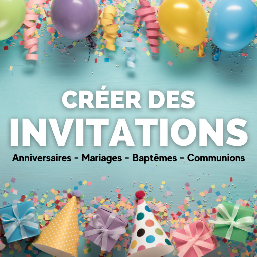 Créer une carte d'invitation icon