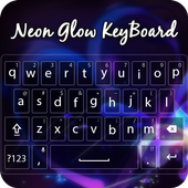 Neon Blue Keyboard icon