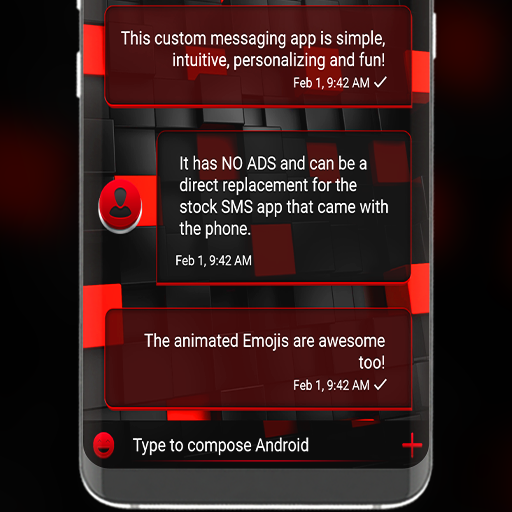 Neon messenger theme latest version 2021 icon