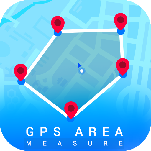 GPS Area Measure On Map icon