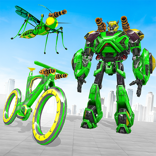 BMX Robot Transform Mosquito: Robot BMX Games icon