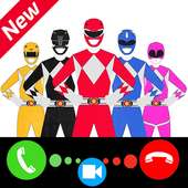 Power's Rangers Fake Call  Video & fight Chat on 9Apps