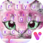 Pink Cute Cat Free Emoji Theme icon