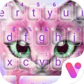 Pink Cute Cat Free Emoji Theme