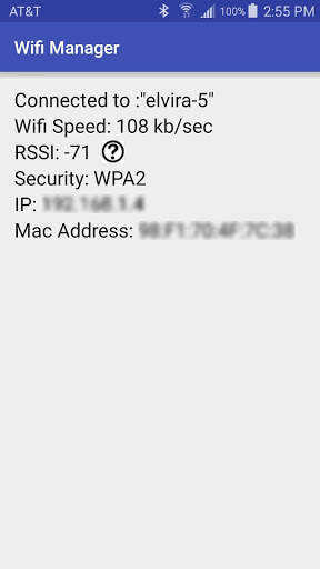 Wifi Manager screenshot 1