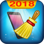 Magic phone cleaner and smart cooler icon
