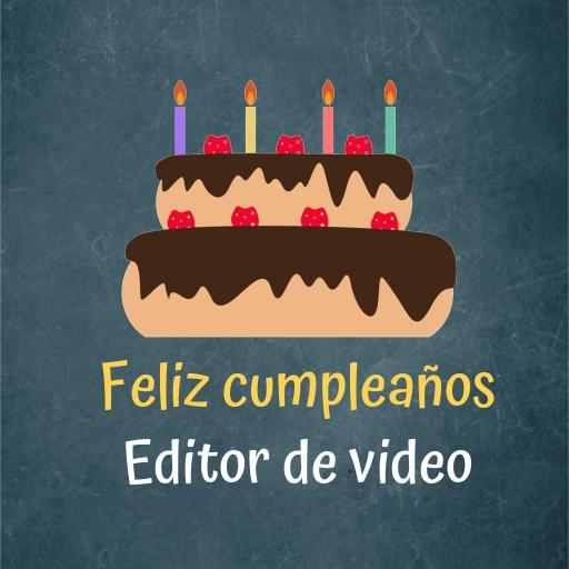 Feliz cumpleaños video con fotos y música icon