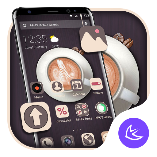 Coffee  time APUS Launcher Theme icon