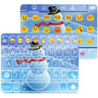 Snowman Emoji Keyboard Live Wallpaper on 9Apps