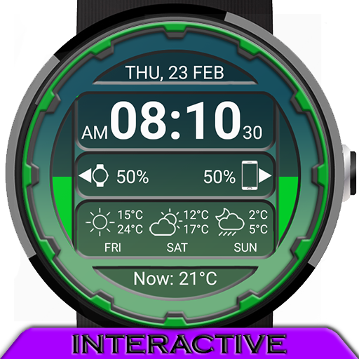 Grid Watch Face أيقونة