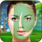 ikon Pakistan Flag Face – Profile Photo Shop Frame App