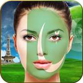 Pakistan Flag Face – Profile Photo Shop Frame App