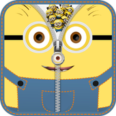 Minion Zip Screen Lock HD icon