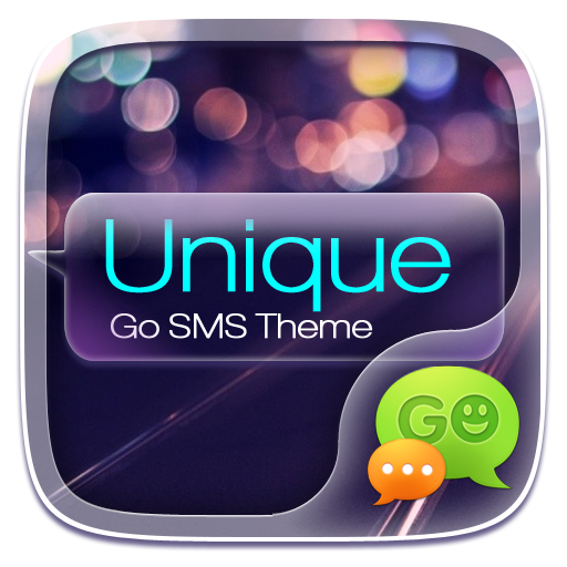GO SMS UNIQUE THEME أيقونة