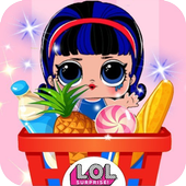l o l Dools Supermarket Game icon