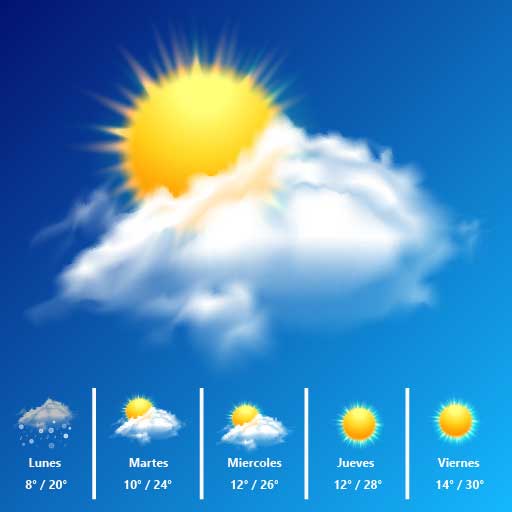 Previsão do tempo ao vivo icon