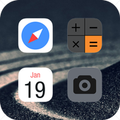 LIke Phonex Glass Flat Icon Pack icon