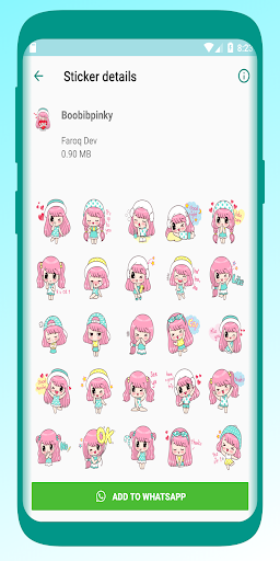 Funny Girl Stickers for WhatsApp screenshot 4