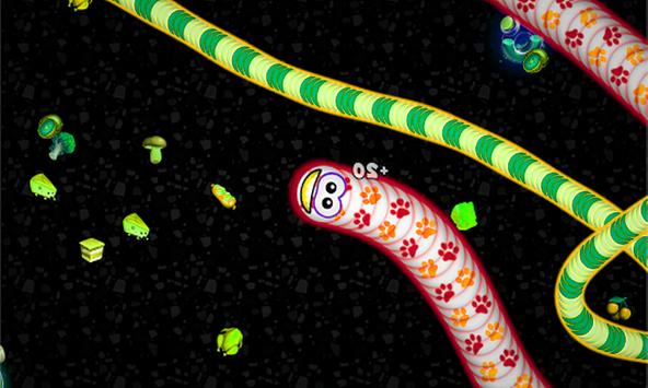 Worm Slither : Snake Zone io screenshot 1