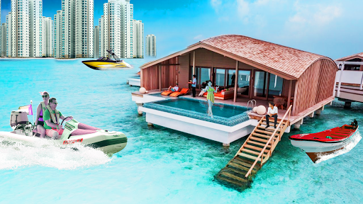 Xtreme Boat Games 2021:Jet Ski Stunt Simulator 3D screenshot 1