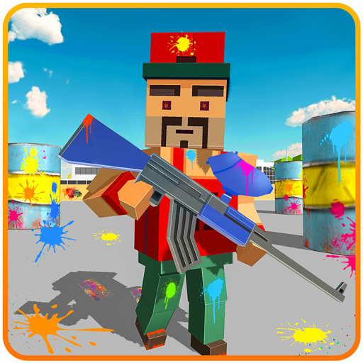 Paintball Shooter Game: Blocky World icon
