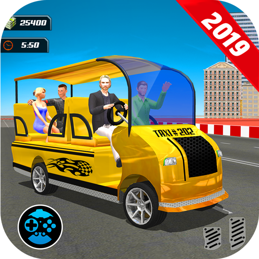 Smart Taxi Shopping Mall Car Driving Sim icon