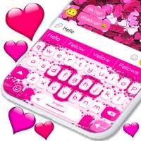 Pink Hearts Keyboard 💕 Love Keyboard Themes on 9Apps