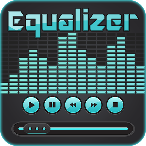 Music equalizer bass booster icon