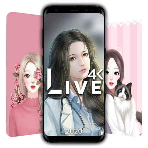 Cute Laura Live Wallpaper - Auto Change Wallpapers icon