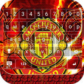 Soft Keyboard Manchester Red Devils أيقونة