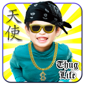 Thug Life Photo Montage icon