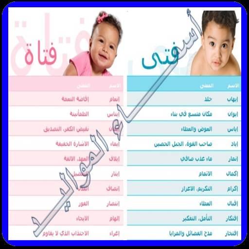 أجمل و أحلى أسماء الأولاد و البنات و معانيها أيقونة