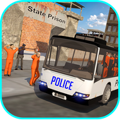 Offroad Police Bus Hill Driver icon