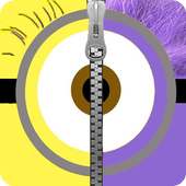 Minevil Cartoon Zip Scren Lock on 9Apps