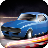 car speed racing icon