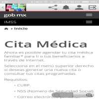 Agendar Cita IMSS