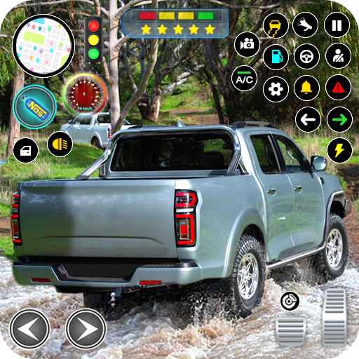 Pickup Truck Driving Offroad icon