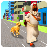 Angry Jalal Running Prank Game 3D icon