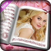 Love Book Photo Frame أيقونة