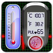 درجة حرارة الجسم - يوميات مدقق حرارة الحمى أيقونة
